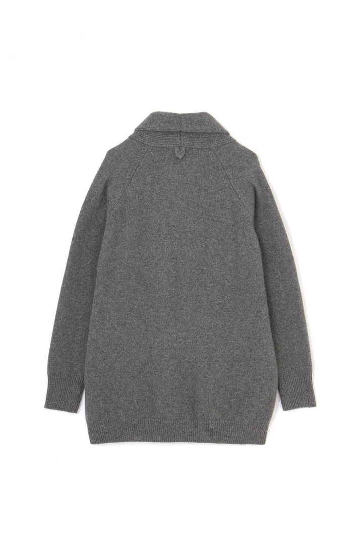 WOOL CASHMERE SILK SHAWL COLLAR
