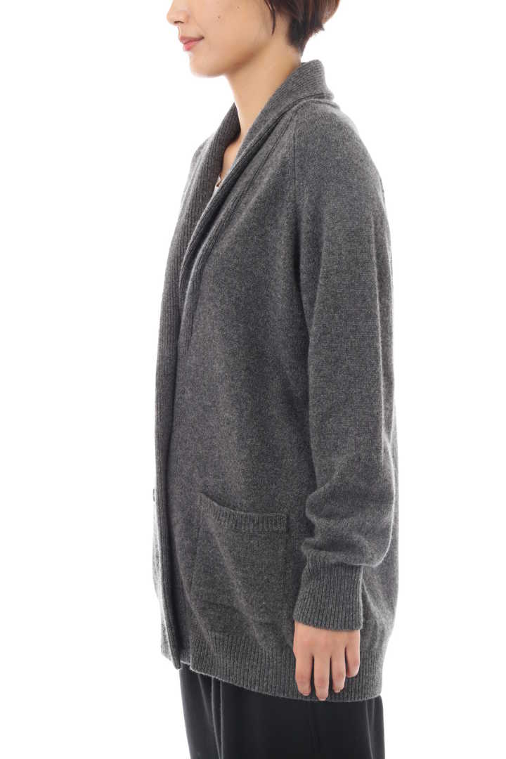 WOOL CASHMERE SILK SHAWL COLLAR