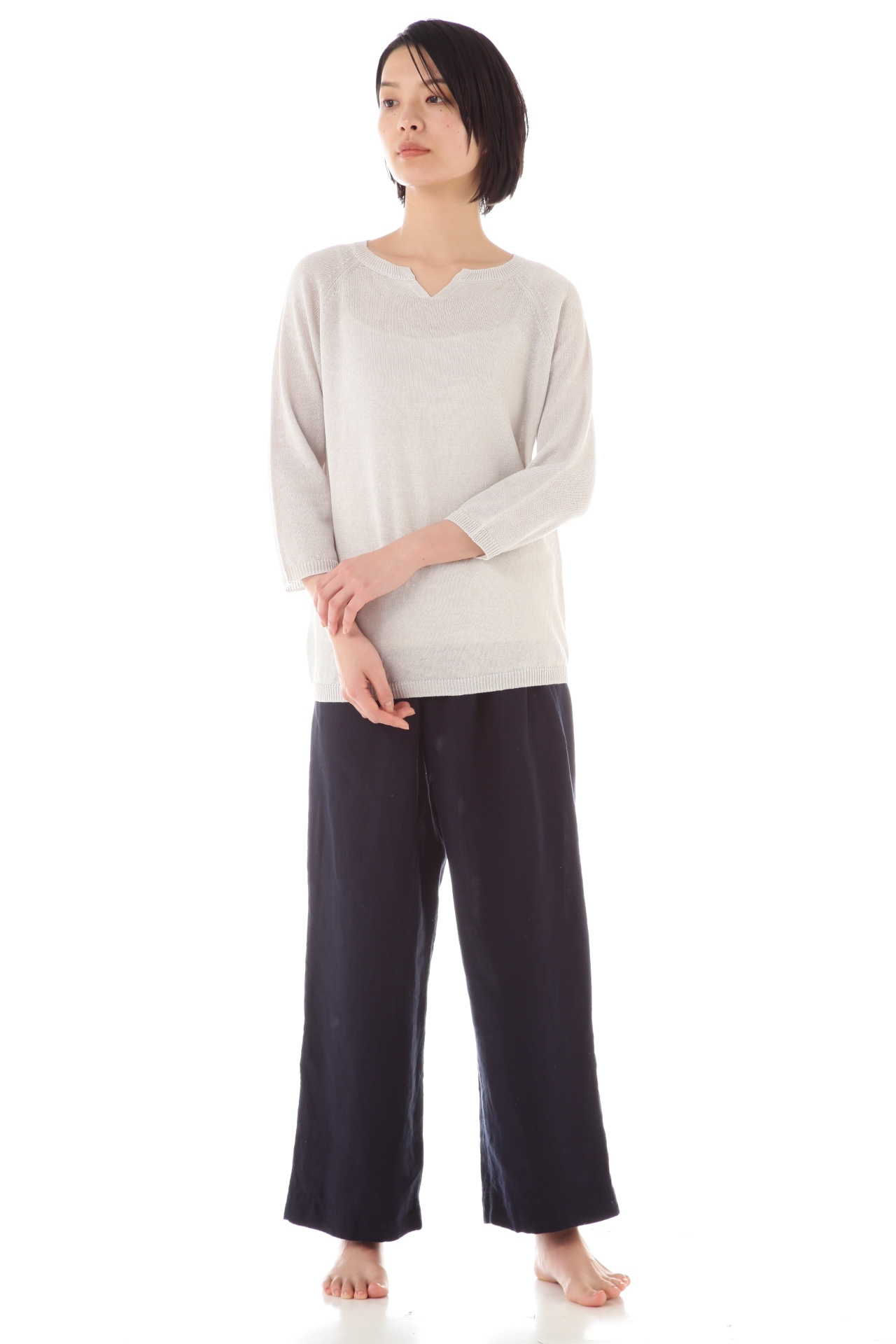 LINEN COTTON JUMPER
