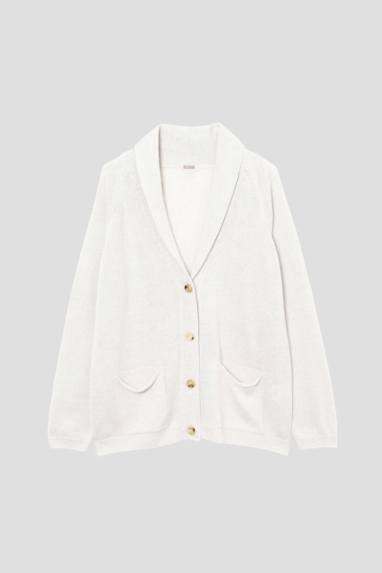 LINEN COTTON SHAWL COLLAR