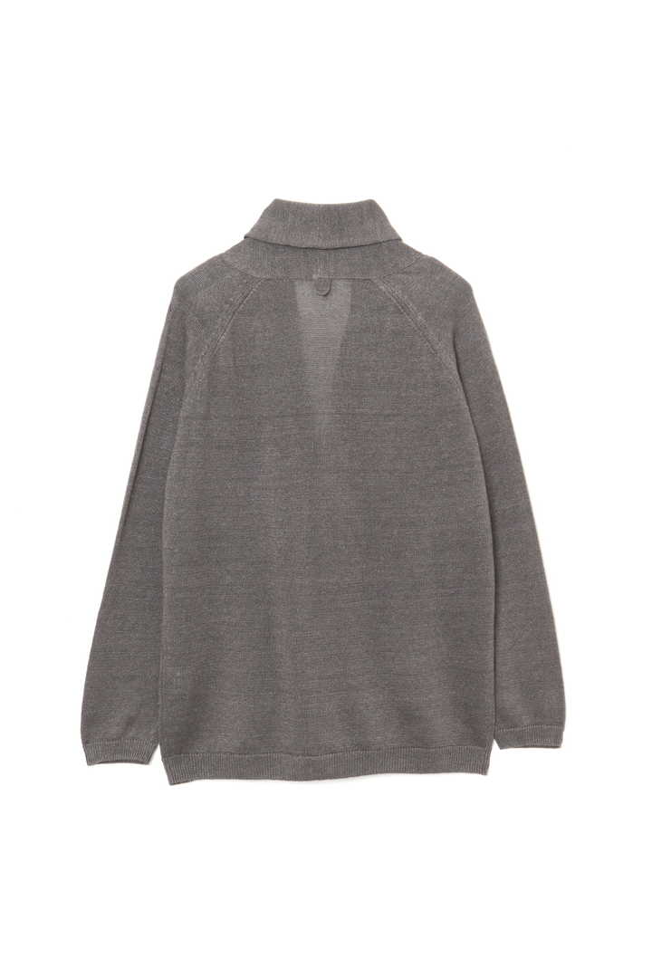 LINEN COTTON SHAWL COLLAR