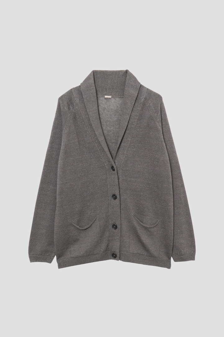 LINEN COTTON SHAWL COLLAR
