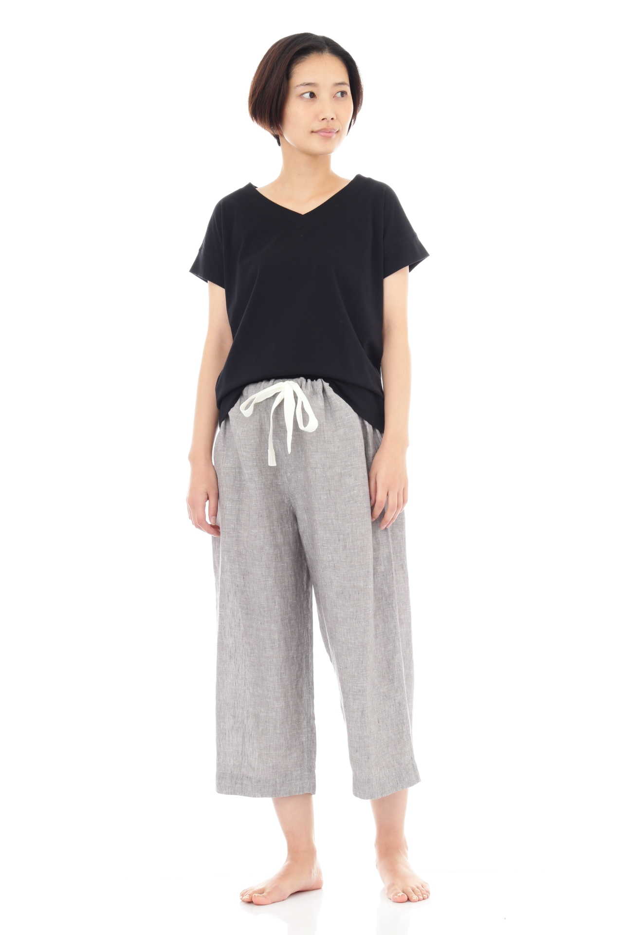 COTTON V NECK T