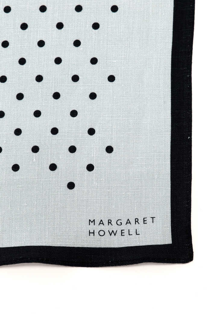 TWO COLOUR SPOT HANKY