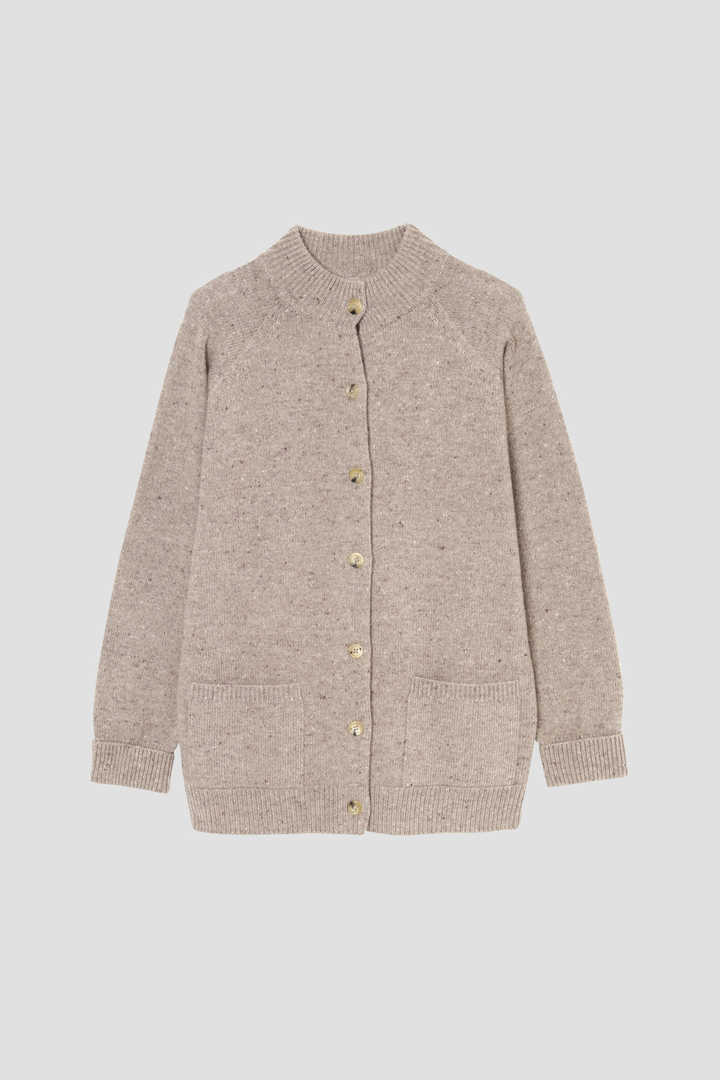DONEGAL WOOL CASHMERE CARDIGAN1