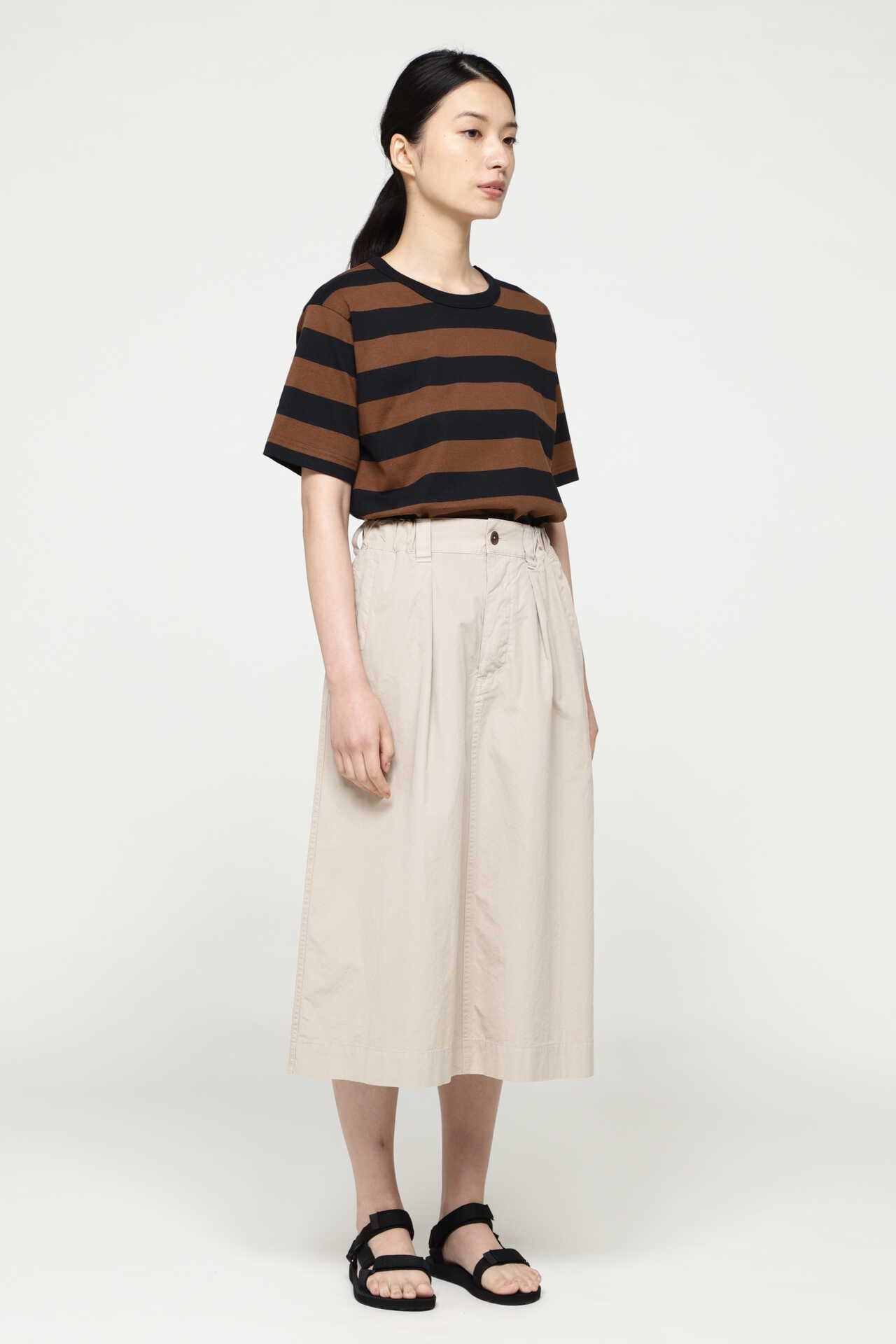 COTTON HEMP WIDE STRIPE3