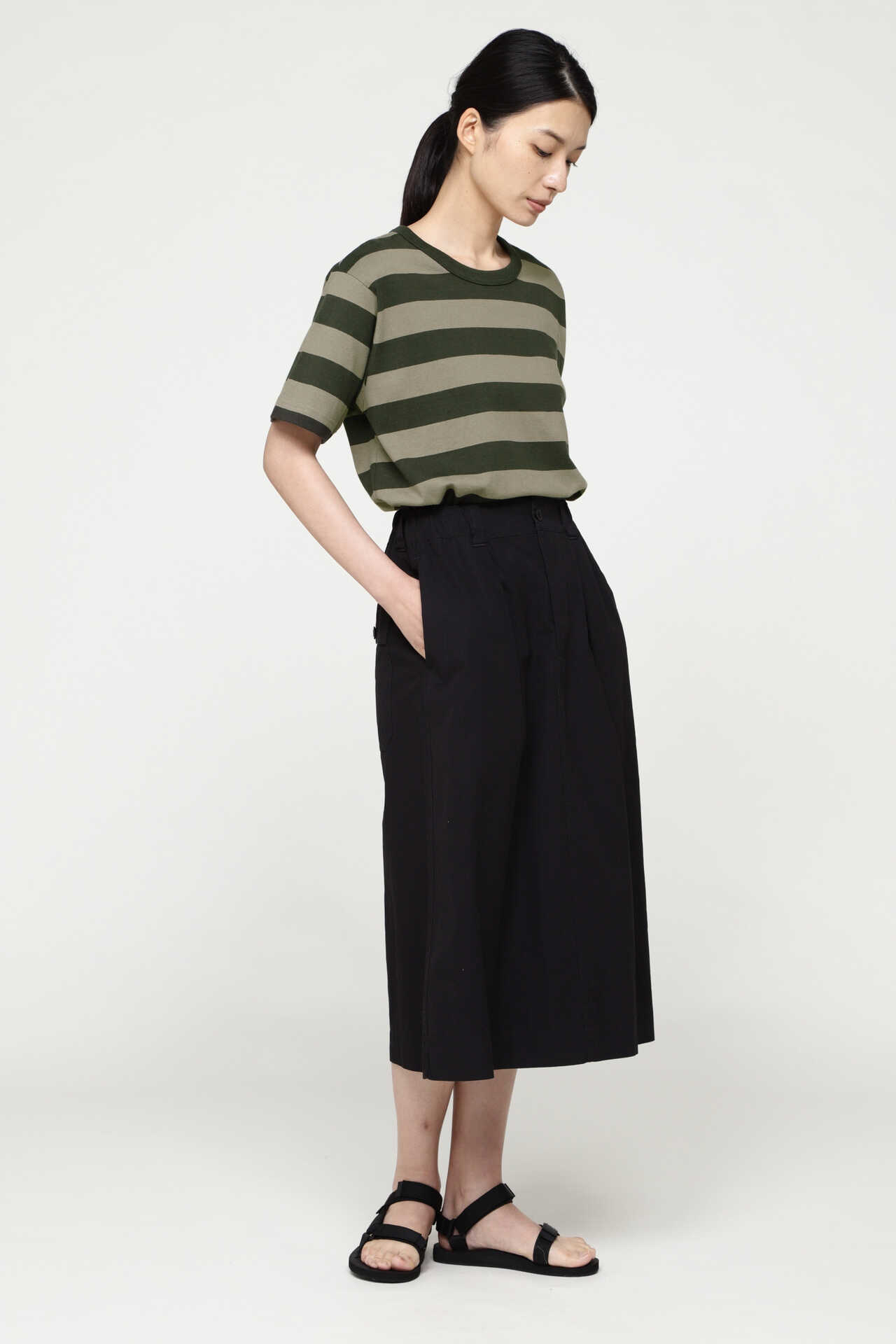 COTTON HEMP WIDE STRIPE8