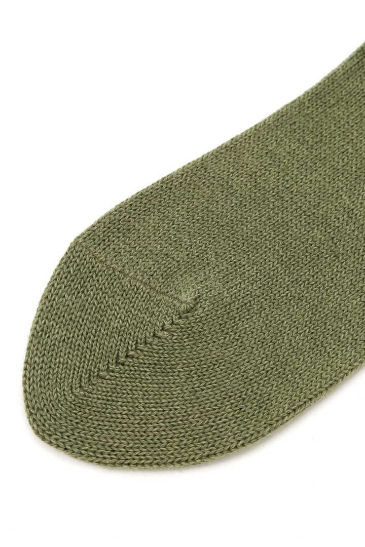 ROLLED EDGE COTTON WOOL SOCK