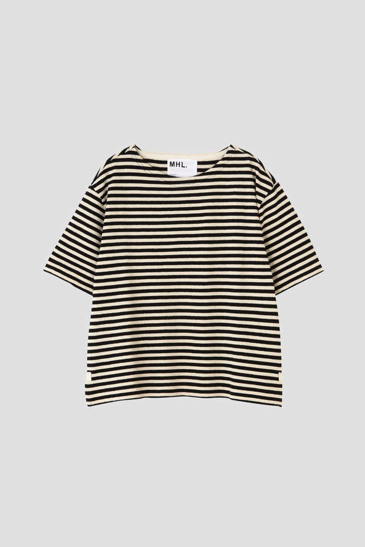 HIGH TWISTED STRIPE JERSEY