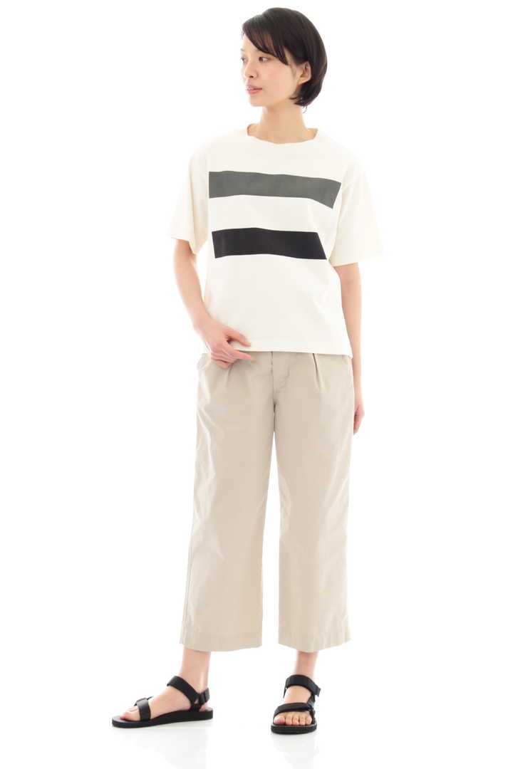 BLOCK PRINT DRY COTTON JERSEY