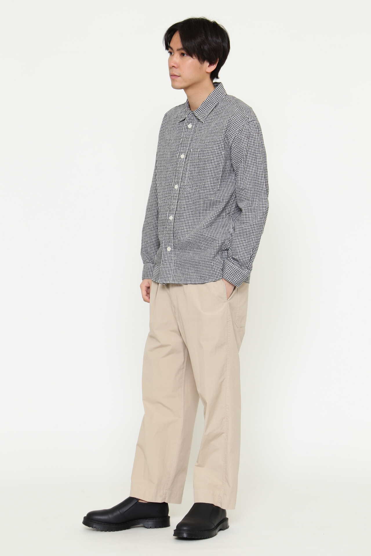 COTTON LINEN GINGHAM(MHL SHOP限定)3