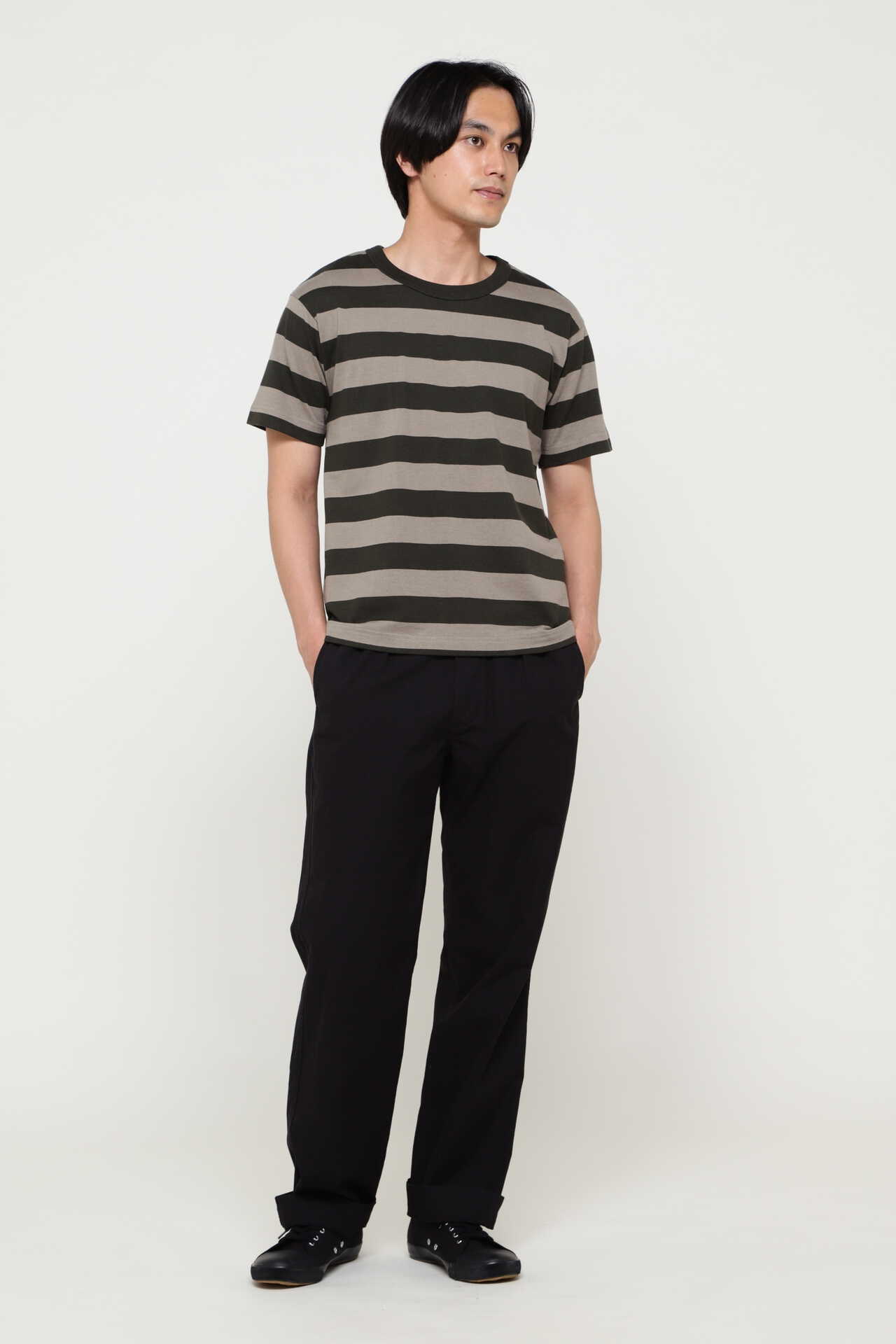 COTTON HEMP WIDE STRIPE6