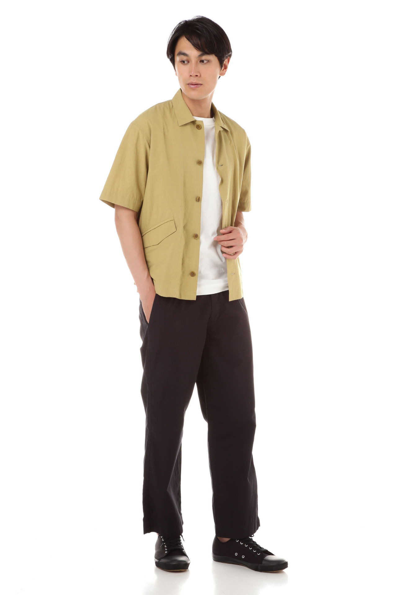 LIGHT COTTON LINEN POPLIN