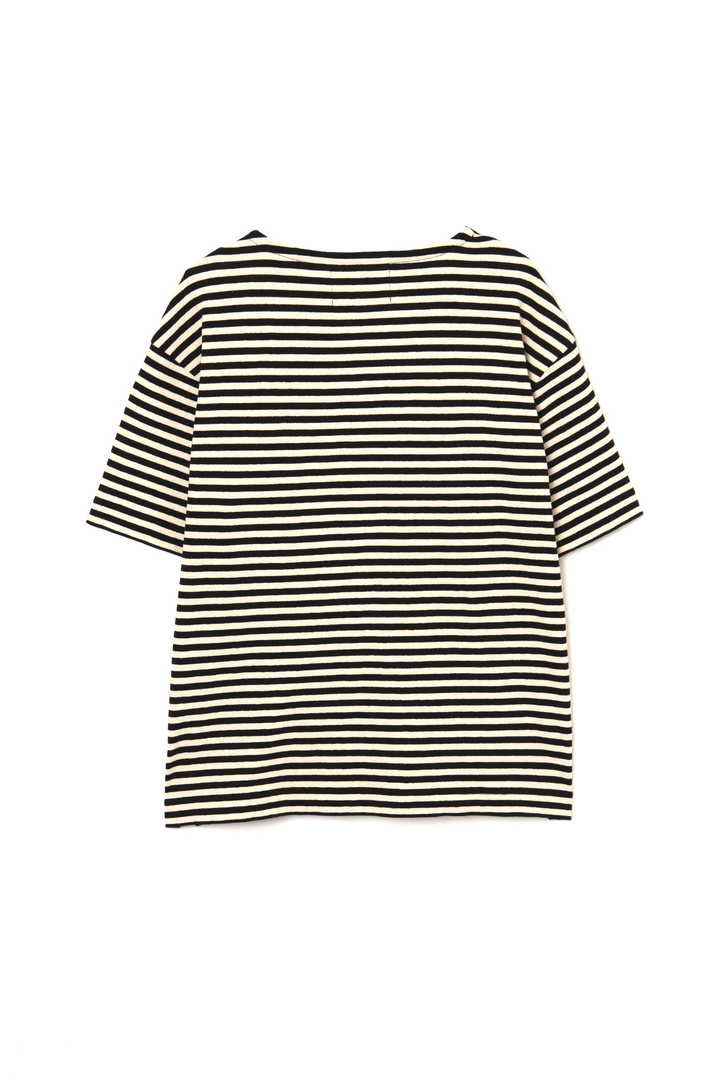 HIGH TWISTED STRIPE JERSEY