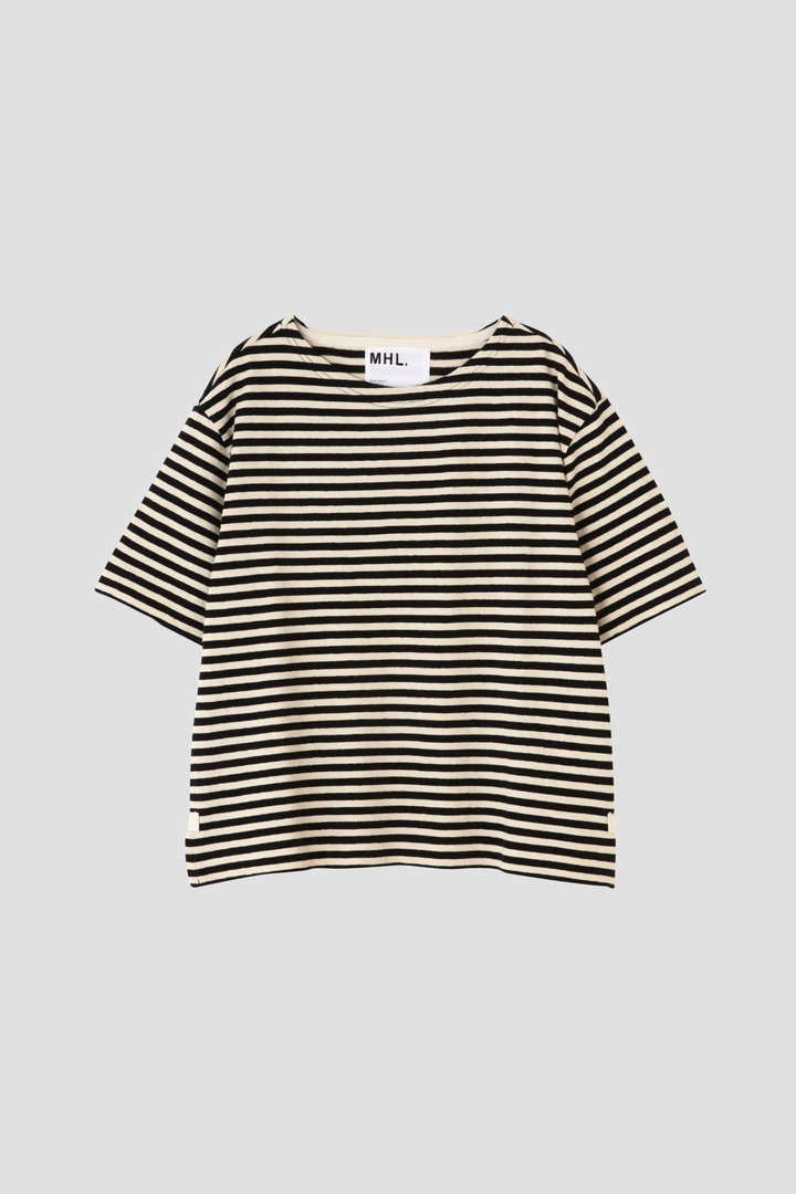 HIGH TWISTED STRIPE JERSEY