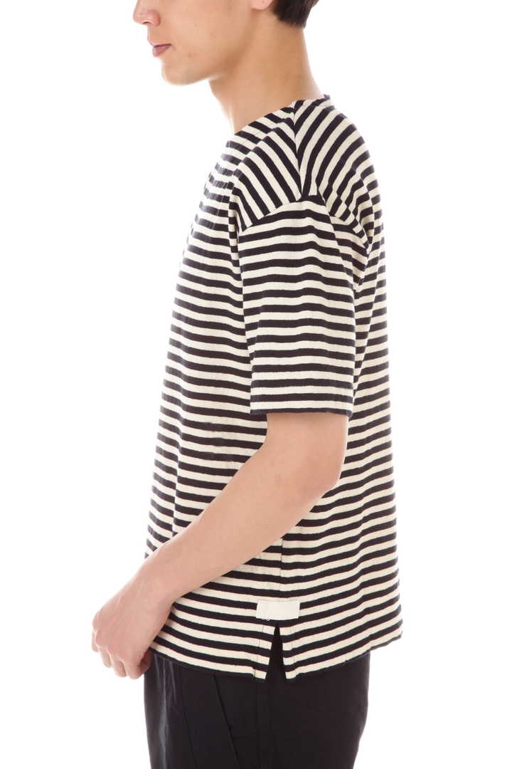 HIGH TWISTED STRIPE JERSEY