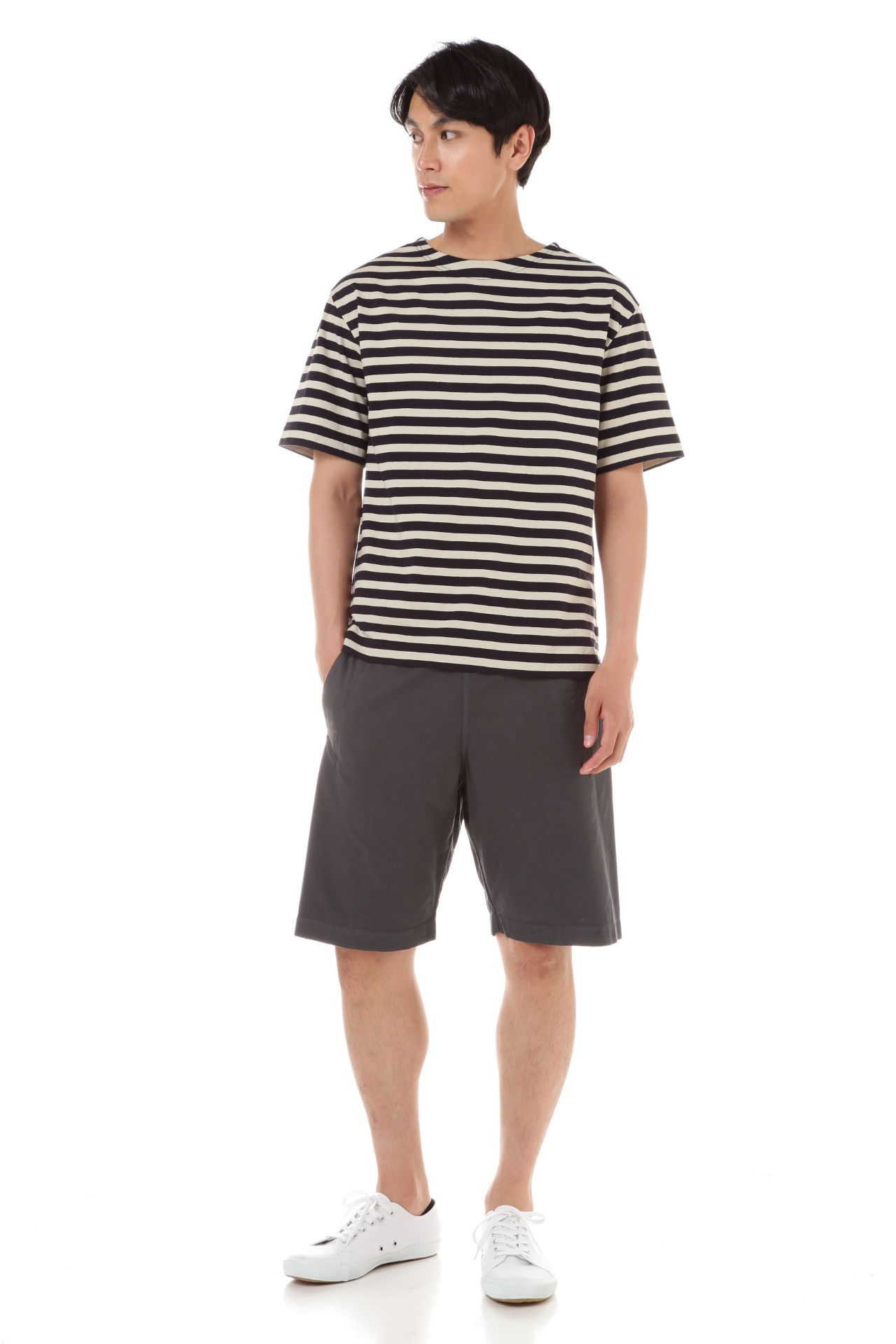LIGHT STRIPE COTTON JERSEY