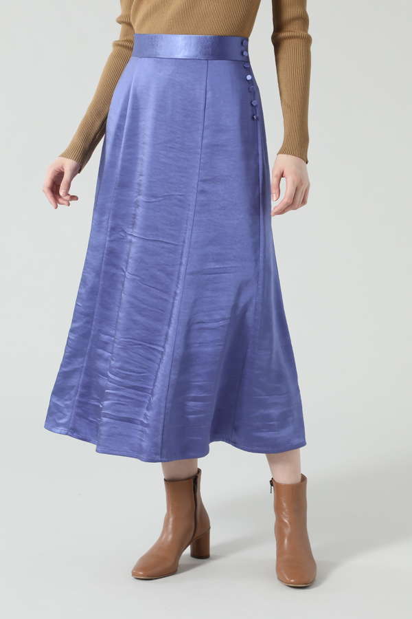 Rose Bud サテンスカート ベージュ ブラウン ブルー 公式通販 レディースファッションのrose Bud Online Store