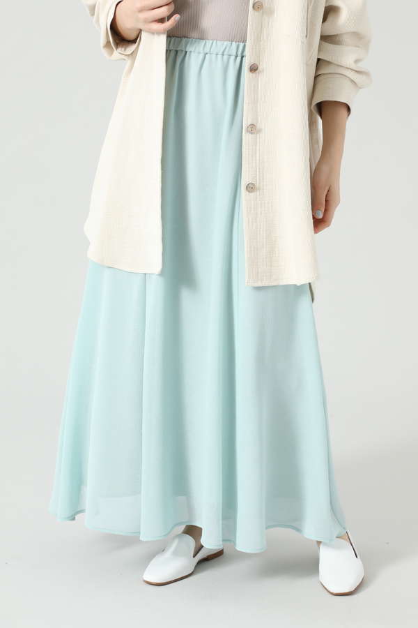 Rose Bud ジョーゼットフレアスカート ブラウン パープル ライトグリーン 公式通販 レディースファッションのrose Bud Online Store