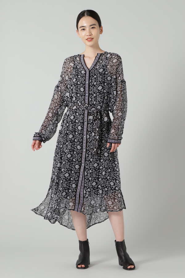 Rose Bud オリエンタルフラワーワンピース ブラック 公式通販 レディースファッションのrose Bud Online Store