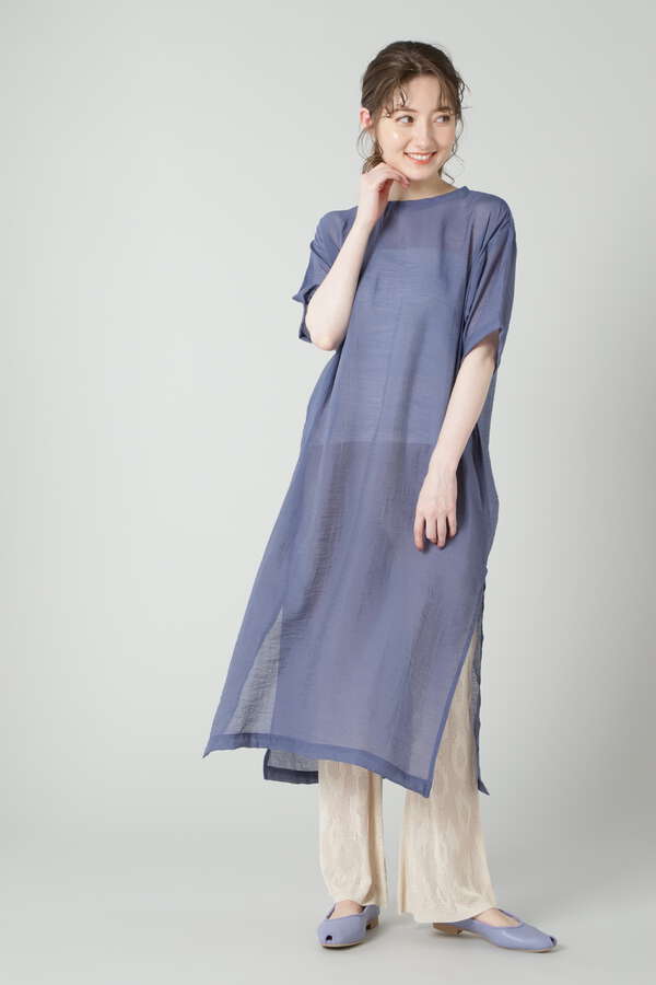 Rose Bud シアーtシャツワンピース ブラック グレー パープル ブルー 公式通販 レディースファッションのrose Bud Online Store