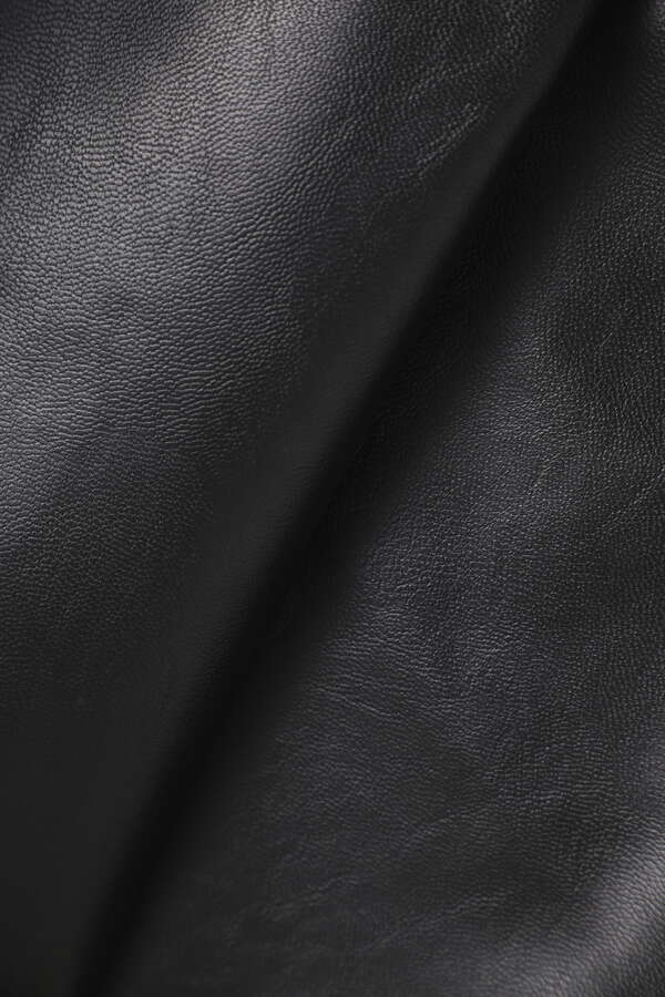 black leather swatch