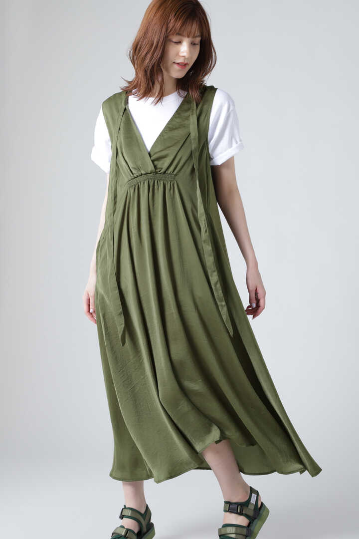 Rose Bud ノースリーブサテンワンピース ベージュ カーキ 公式通販 レディースファッションのrose Bud Online Store Rose Bud ノースリーブサテンワンピース ベージュ カーキ 公式通販 レディースファッションのrose Bud Online Store