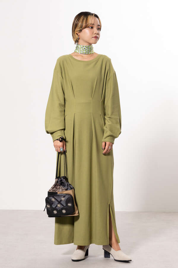 Rose Bud ウエストタックワンピース ブラック ベージュ グリーン 公式通販 レディースファッションのrose Bud Online Store Rose Bud ウエストタックワンピース ブラック ベージュ グリーン 公式通販 レディースファッションのrose Bud Online Store