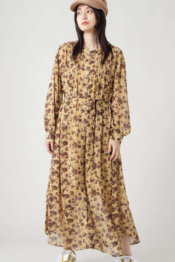 Rose Bud プリントアソート前開きワンピース ブラック ブラウン イエロー 公式通販 レディースファッションのrose Bud Online Store Rose Bud プリントアソート前開きワンピース ブラック ブラウン イエロー 公式通販 レディースファッションのrose Bud Online Store