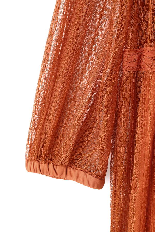 Rose Bud レースマキシワンピース ブラック オレンジ 公式通販 レディースファッションのrose Bud Online Store