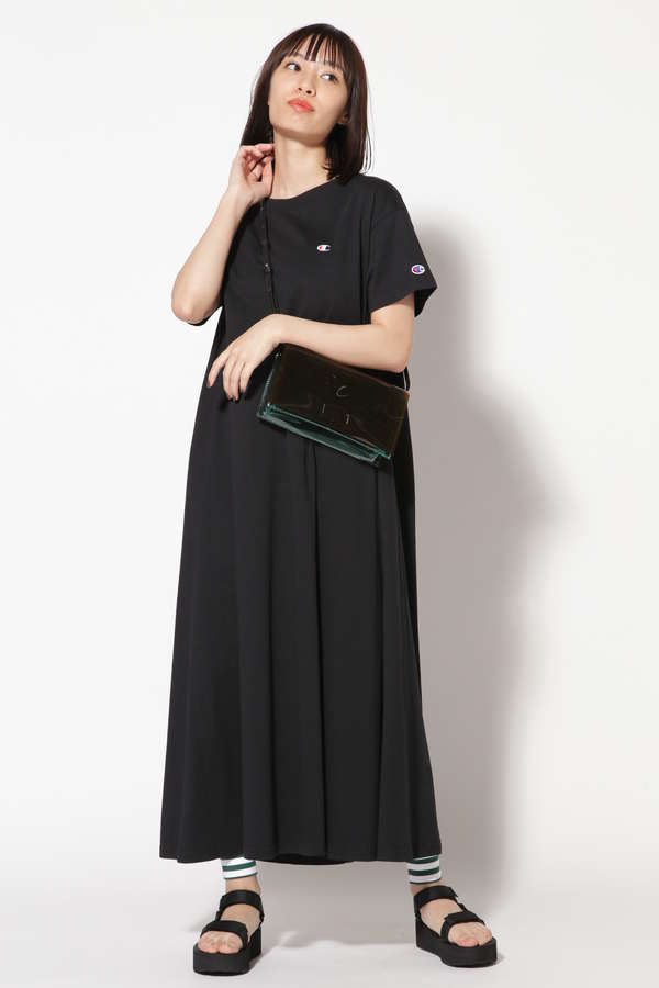 Champion Rose Bud Rose Bud別注 Championカットソーワンピース ブラック ホワイト ベージュ 公式通販 レディースファッションのrose Bud Online Store