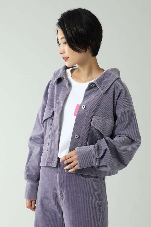 Rose Bud コーデュロイジャケット ホワイト ブラウン パープル 公式通販 レディースファッションのrose Bud Online Store