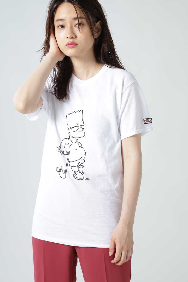 The Simpsons The Simpsonsプリントtシャツ ホワイト 公式通販 レディースファッションのrose Bud Online Store