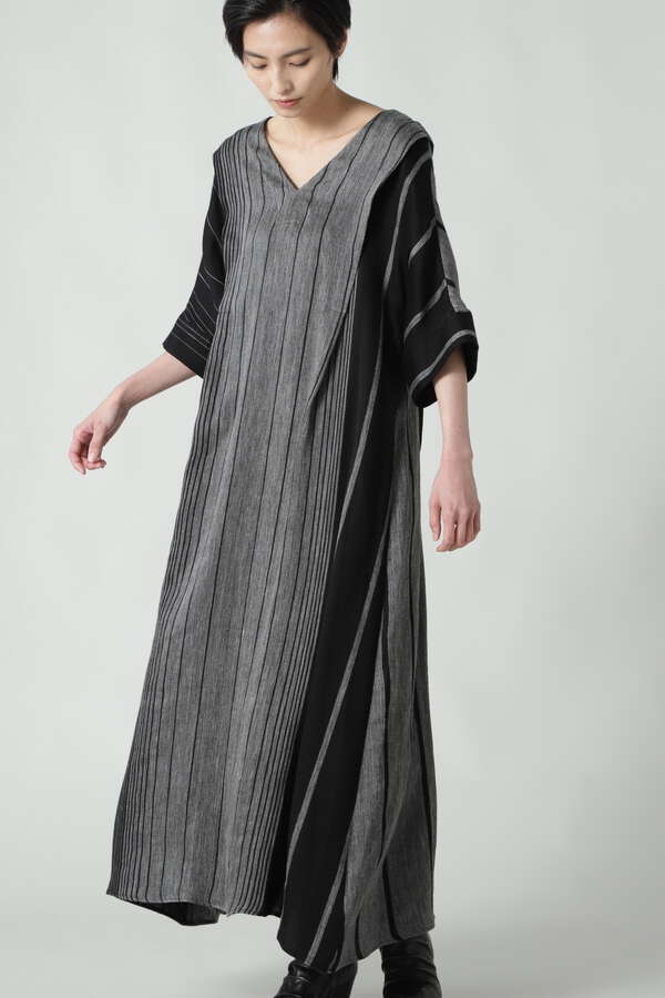 5 Knot ストライプワンピース ブラック 公式通販 レディースファッションのrose Bud Online Store