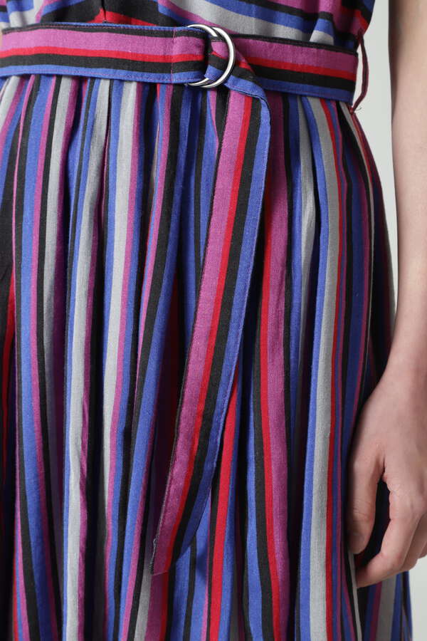 Hlaada For Rose Bud マルチストライプ柄ワンピース ブルー 公式通販 レディースファッションのrose Bud Online Store