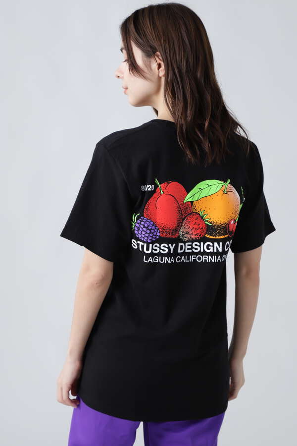 Stussy フレッシュフルーツtシャツ ブラック 公式通販 レディースファッションのrose Bud Online Store