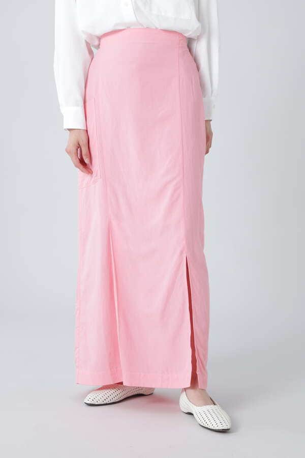 P P タイトマキシスカート グレー ピンク 公式通販 レディースファッションのrose Bud Online Store