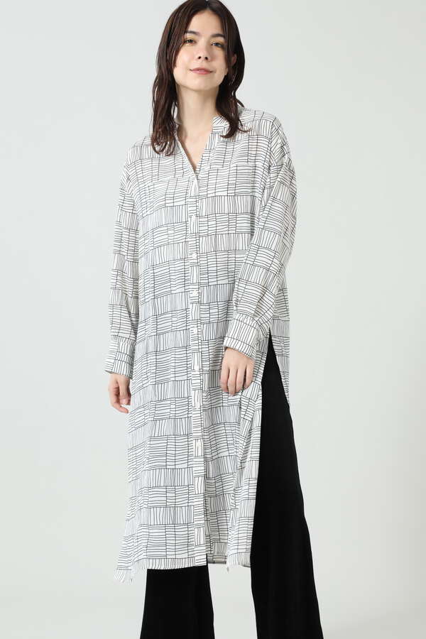 P P サイドスリットワンピース ブラック ホワイト カーキ 公式通販 レディースファッションのrose Bud Online Store