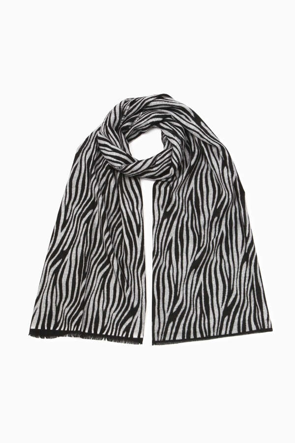 Lelle アニマル柄ストール ブラック 公式通販 レディースファッションのrose Bud Online Store