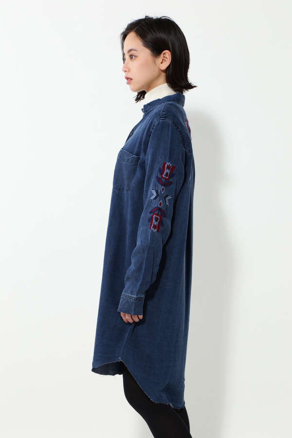 Rails Rails 刺繍デニムワンピース ネイビー 公式通販 レディースファッションのrose Bud Online Store