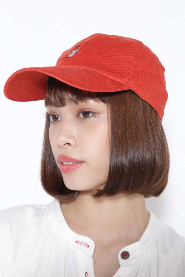 Infielder Design コーデュロイキャップ ブラック レッド 公式通販 レディースファッションのrose Bud Online Store