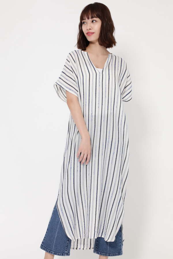 Mauloa カフタンワンピース ホワイト 公式通販 レディースファッションのrose Bud Online Store