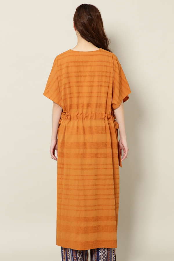 P P マルチボーダーワンピース ブラック ホワイト オレンジ 公式通販 レディースファッションのrose Bud Online Store