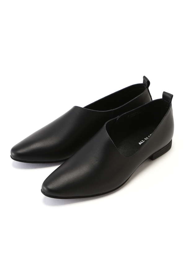 All Black ポインテッドフラットシューズ ブラック シルバー 公式通販 レディースファッションのrose Bud Online Store