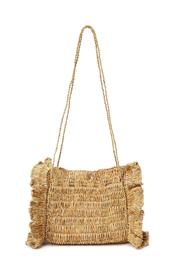 Halin フリルショルダーバッグ ベージュ ブラウン 公式通販 レディースファッションのrose Bud Online Store