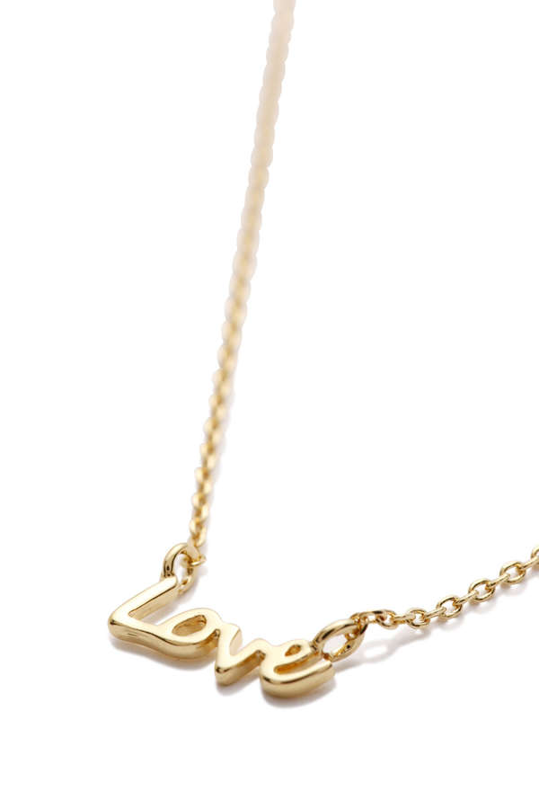 Aim Loveロゴネックレス ゴールド 公式通販 レディースファッションのrose Bud Online Store