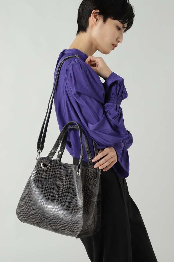 初売りセール 送料無料 バッグ レディース パイソン カジュアルなのにとてもゴージャス 洗練された大人の女性のおしゃれアイテム アンジーザキャット 爆安セール Kindermomma Com