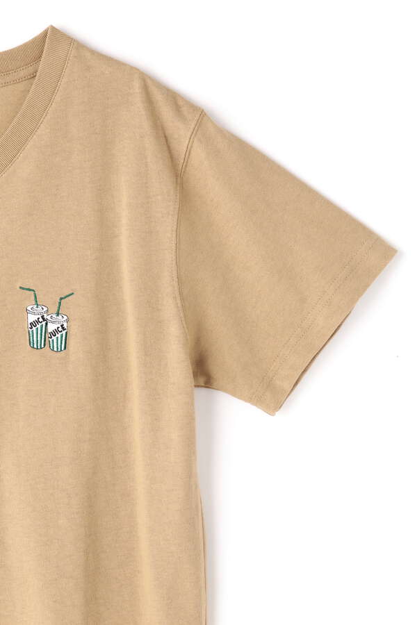 【ROSE BUD】ワンポイント刺繍Tシャツ (ベージュ) | 【公式通販】レディースファッションのROSE BUD ONLINE STORE