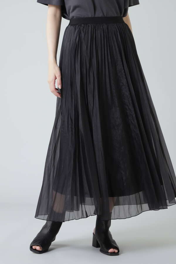 Rose Bud オーガンジースカート ブラック グレー ベージュ 公式通販 レディースファッションのrose Bud Online Store
