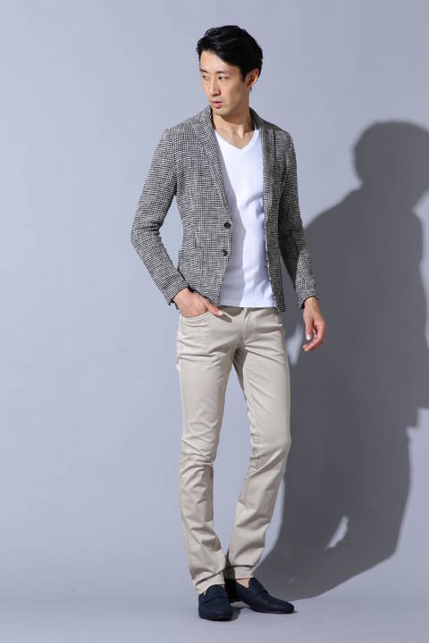 High Street ポンテ千鳥柄カットジャケット 商品詳細 スピックインターナショナル公式通販サイト Spic International Online Store